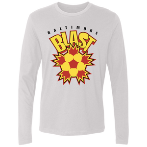Baltimore Blast Long Sleeve Shirt MISL Soccer color White Baltimore Blast Long Sleeve Shirt MISL Soccer color White