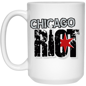 Chicago Riot Mug 15oz Glossy Ceramic MISL Soccer color White Chicago Riot Mug 15oz Glossy Ceramic MISL Soccer color White