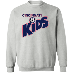 Cincinnati Kids Sweatshirt Crewneck Pullover MISL Soccer color Sport Grey Cincinnati Kids Sweatshirt Crewneck Pullover MISL Soccer color Sport Grey