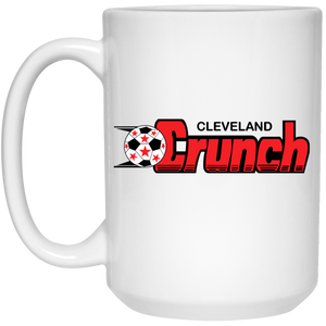 Cleveland Crunch Mug 15oz Glossy Ceramic MISL Soccer color White Cleveland Crunch Mug 15oz Glossy Ceramic MISL Soccer color White