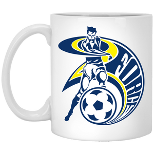 Cleveland Force Mug 11oz White Glossy Ceramic MISL Soccer color White Cleveland Force Mug 11oz White Glossy Ceramic MISL Soccer color White