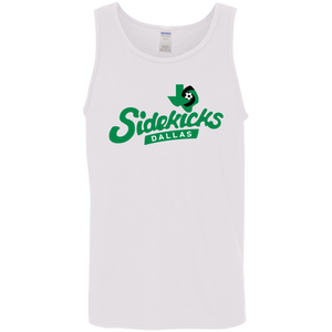 Dallas Sidekicks Tank Top Classic MISL Soccer color White Dallas Sidekicks Tank Top Classic MISL Soccer color White