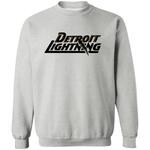 Detroit Lightning Sweatshirt Crewneck Pullover MISL Soccer color Sport Grey Detroit Lightning Sweatshirt Crewneck Pullover MISL Soccer color Sport Grey
