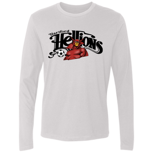 Hartford Hellions Long Sleeve Shirt MISL Soccer color White Hartford Hellions Long Sleeve Shirt MISL Soccer color White