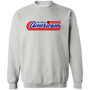 Las Vegas Americans Sweatshirt Crewneck Pullover MISL Soccer color Sport Grey Las Vegas Americans Sweatshirt Crewneck Pullover MISL Soccer color Sport Grey