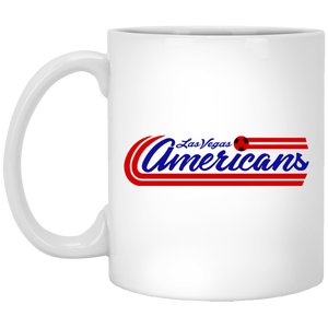 Las Vegas Americans Mug 11oz White Glossy Ceramic MISL Soccer color White Las Vegas Americans Mug 11oz White Glossy Ceramic MISL Soccer color White