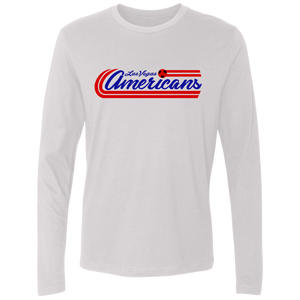 Las Vegas Americans Long Sleeve Shirt MISL Soccer color White Las Vegas Americans Long Sleeve Shirt MISL Soccer color White