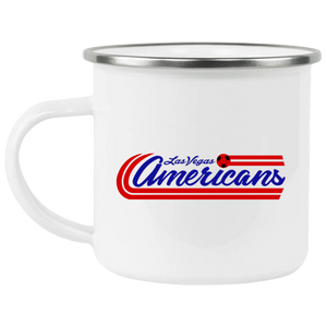Las Vegas Americans Camping Mug 12oz Enamel MISL Soccer Las Vegas Americans Camping Mug 12oz Enamel MISL Soccer