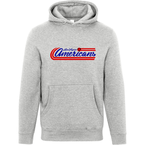 Las Vegas Americans Hoodie Pullover Premium MISL Soccer color Heather Grey Las Vegas Americans Hoodie Pullover Premium MISL Soccer color Heather Grey