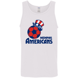 Memphis Americans Tank Top Classic MISL Soccer color White Memphis Americans Tank Top Classic MISL Soccer color White