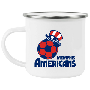 Memphis Americans Camping Mug 12oz Enamel MISL Soccer Memphis Americans Camping Mug 12oz Enamel MISL Soccer