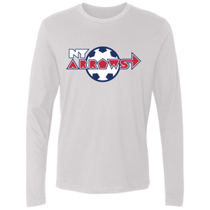 New York Arrows Long Sleeve Shirt MISL Soccer color White New York Arrows Long Sleeve Shirt MISL Soccer color White