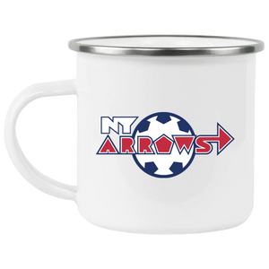 New York Arrows Camping Mug 12oz Enamel MISL Soccer New York Arrows Camping Mug 12oz Enamel MISL Soccer