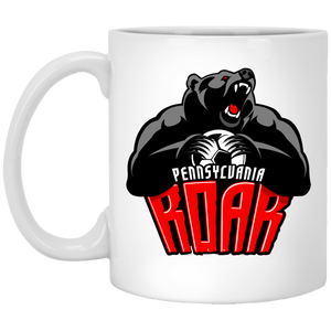 Pennsylvania Roar Mug 11oz Glossy Ceramic MISL Soccer color White Pennsylvania Roar Mug 11oz Glossy Ceramic MISL Soccer color White