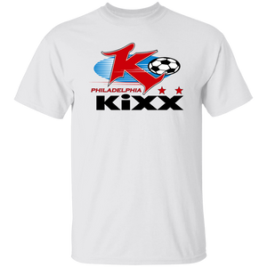 Philadelphia Kixx MISL T-shirt Major Indoor Soccer League Team Tee color White Philadelphia Kixx MISL T-shirt Major Indoor Soccer League Team Tee color White