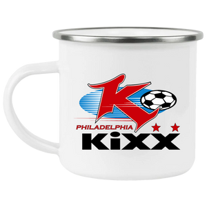 Philadelphia Kixx Camping Mug 12oz Enamel MISL Soccer Philadelphia Kixx Camping Mug 12oz Enamel MISL Soccer