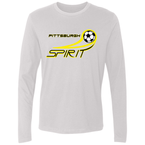 Pittsburgh Spirit Long Sleeve Shirt MISL Soccer color White Pittsburgh Spirit Long Sleeve Shirt MISL Soccer color White