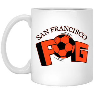 San Francisco Fog Mug 11oz Glossy Ceramic MISL Soccer color White San Francisco Fog Mug 11oz Glossy Ceramic MISL Soccer color White