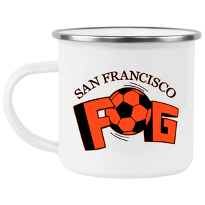 San Francisco Fog Camping Mug 12oz Enamel MISL Soccer San Francisco Fog Camping Mug 12oz Enamel MISL Soccer
