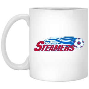 St. Louis Steamers Mug 11oz Glossy Ceramic MISL Soccer color White St. Louis Steamers Mug 11oz Glossy Ceramic MISL Soccer color White