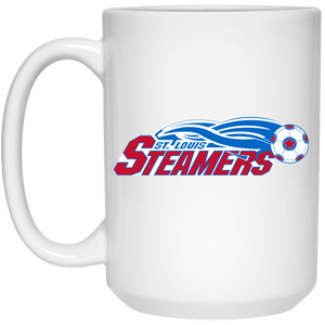St. Louis Steamers Mug 15oz Glossy Ceramic MISL Soccer color White St. Louis Steamers Mug 15oz Glossy Ceramic MISL Soccer color White