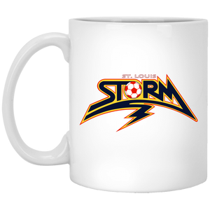 St. Louis Storm Mug 11oz Glossy Ceramic MISL Soccer color White St. Louis Storm Mug 11oz Glossy Ceramic MISL Soccer color White