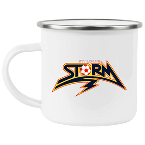 St. Louis Storm Camping Mug 12oz Enamel MISL Soccer St. Louis Storm Camping Mug 12oz Enamel MISL Soccer