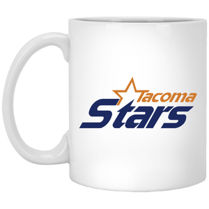 Tacoma Stars Mug 11oz Glossy Ceramic MISL Soccer color White Tacoma Stars Mug 11oz Glossy Ceramic MISL Soccer color White