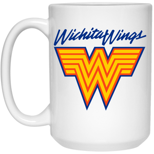 Wichita Wings Mug 15oz Glossy Ceramic MISL Soccer color White Wichita Wings Mug 15oz Glossy Ceramic MISL Soccer color White