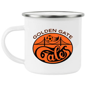 Golden Gate Gales Camping Mug 12oz Enamel ASL Soccer Golden Gate Gales Camping Mug 12oz Enamel ASL Soccer