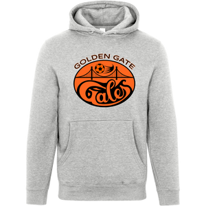Golden Gate Gales Hoodie Pullover Premium ASL Soccer color Heather Grey Golden Gate Gales Hoodie Pullover Premium ASL Soccer color Heather Grey