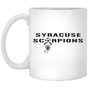 Syracuse Scorpions Mug 11oz White Glossy Ceramic ASL Soccer Syracuse Scorpions Mug 11oz White Glossy Ceramic ASL Soccer
