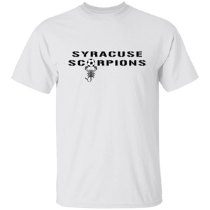 Syracuse Scorpions T-shirt Classic ASL Soccer color White Syracuse Scorpions T-shirt Classic ASL Soccer color White