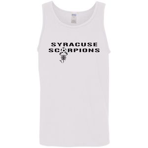 Syracuse Scorpions Tank Top T-shirt ASL American Soccer League Team color White Syracuse Scorpions Tank Top T-shirt ASL American Soccer League Team color White