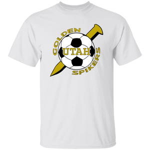 Utah Golden Spikers T-shirt Classic ASL Soccer color White Utah Golden Spikers T-shirt Classic ASL Soccer color White