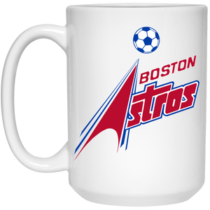 Boston Astros Mug 15oz White Glossy Ceramic ASL Soccer Boston Astros Mug 15oz White Glossy Ceramic ASL Soccer