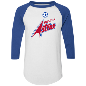 Boston Astros Raglan Shirt Colorblock ASL Soccer color White/Royal Blue Boston Astros Raglan Shirt Colorblock ASL Soccer color White/Royal Blue