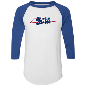 Boston Bolts Raglan Shirt Colorblock ASL Soccer color White/Royal Blue Boston Bolts Raglan Shirt Colorblock ASL Soccer color White/Royal Blue