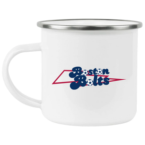 Boston Bolts Camping Mug 12oz Enamel ASL Soccer Boston Bolts Camping Mug 12oz Enamel ASL Soccer