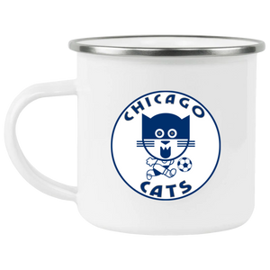 Chicago Cats Camping Mug 12oz Enamel ASL Soccer Chicago Cats Camping Mug 12oz Enamel ASL Soccer