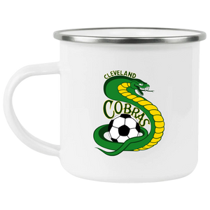 Cleveland Cobras Camping Mug 12oz Enamel ASL Soccer Cleveland Cobras Camping Mug 12oz Enamel ASL Soccer