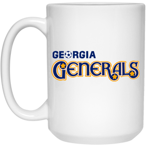 Georgia Generals Mug 15oz White Glossy Ceramic ASL Soccer Georgia Generals Mug 15oz White Glossy Ceramic ASL Soccer