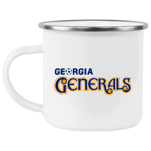 Georgia Generals Camping Mug 12oz Enamel ASL Soccer Georgia Generals Camping Mug 12oz Enamel ASL Soccer