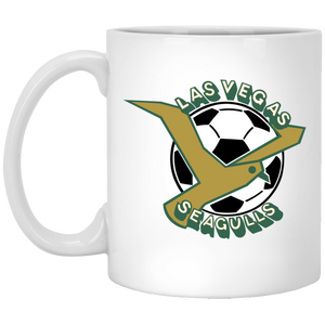 Las Vegas Seagulls Mug 11oz Glossy Ceramic ASL Soccer color White Las Vegas Seagulls Mug 11oz Glossy Ceramic ASL Soccer color White
