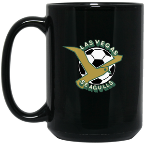 Las Vegas Seagulls Mug 15 oz. Black Glossy Ceramic ASL Soccer Las Vegas Seagulls Mug 15 oz. Black Glossy Ceramic ASL Soccer