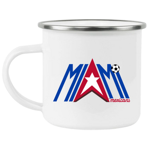 Miami Americans Camping Mug 12oz Enamel ASL Soccer Miami Americans Camping Mug 12oz Enamel ASL Soccer