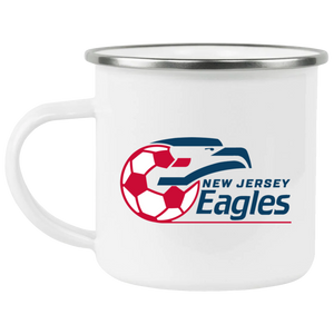 New Jersey Eagles Camping Mug 12 oz. Enamel ASL Soccer New Jersey Eagles Camping Mug 12 oz. Enamel ASL Soccer
