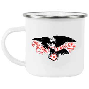 New York Eagles Camping Mug 12 oz. Enamel ASL Soccer New York Eagles Camping Mug 12 oz. Enamel ASL Soccer