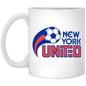 New York United Mug 11 oz. White Glossy Ceramic ASL Soccer New York United Mug 11 oz. White Glossy Ceramic ASL Soccer