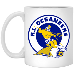 Rhode Island Oceaneers Mug 11 oz. White Glossy Ceramic ASL Soccer Rhode Island Oceaneers Mug 11 oz. White Glossy Ceramic ASL Soccer